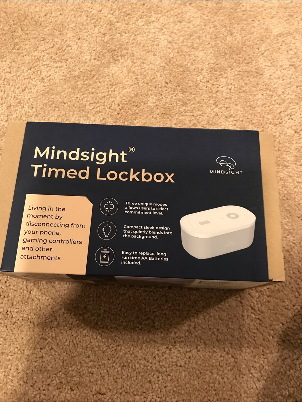 Timed Lockbox – White